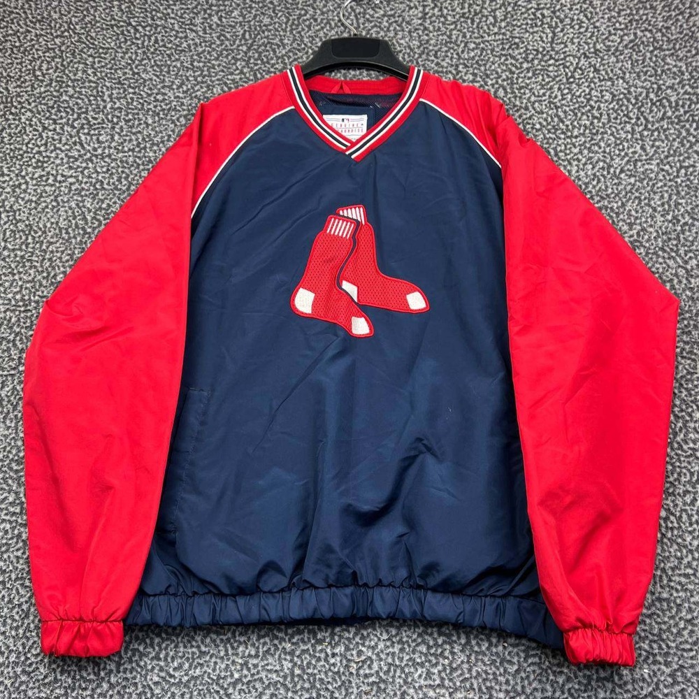 Boston Red Sox MLB Windbreaker Men XL Navy G-III Sports by Carl Banks Pullover